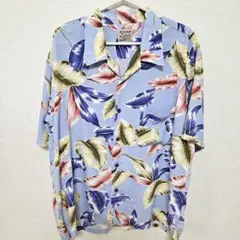 アロハシャツ Lualeilei 半袖 レーヨン Lサイズ