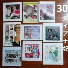 ★30 プリンセスダイアナ妃 コレクションカード 9枚セット ★