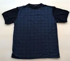 BURBERRY LONDON チェック柄 半袖Tシャツ ネイビー Mのサムネイル
