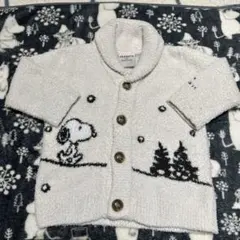 ジェラートピケ ルームウェア キッズ ベビー 90-100 XXS スヌーピー