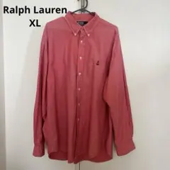Polo Ralph Lauren 長袖シャツ アンカー刺繍 レッド　XL