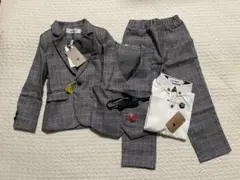 【新品未使用】キッズ服 フォーマルスーツ  110 入園式 卒業式 結婚式