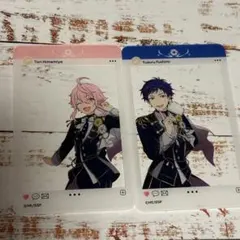 あんスタ スタフォニ×カラ鉄 SNS風アクリルカード 姫宮桃李＆伏見弓弦