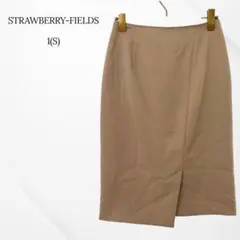 ストロベリーフィールズ　タイトスカート　ベージュ　S 日本製　上品　綺麗のサムネイル