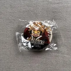 【300円】ヒロアカ ホークス 缶バッジ くら寿司 びっくらポン