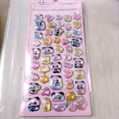 な*☆様 ホログラフィックパンダステッカーシート♡