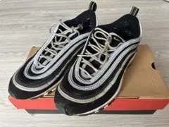 NIKE AIR MAX 97 ブラック ネオンイエロー 27cm