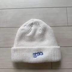 NAUTICA stacks ニット帽 ビーニー ホワイト