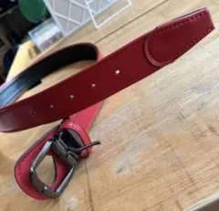 野球　ベルト　キッズ　赤　レッド