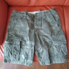 Abercrombie & Fitch カーゴショートパンツ カモフラ