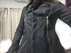 00s Archiveギミックお兄系平成ギャル黒ジャケットグランジY2Kパンク系