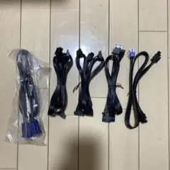 PC電源ユニットVGA SATA電源 8ピンケーブル 5本セット