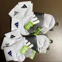 新品　adidas アディダス　靴下　26cm-28cm スポーツソックス　6足