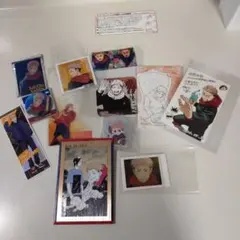 呪術廻戦　マルイ　トレーディング缶バッジ・クリアカード　虎杖悠仁　他　まとめ売り