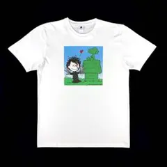 新品 チャーリーブラウン シザーハンズ 庭木剪定 スヌーピー 庭師 白 Tシャツ