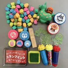ひらがなスタンプ他 子ども向けスタンプセット まとめ売り アンパンマン