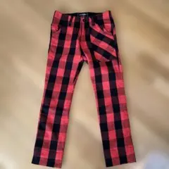 おしゃれさん向け　MILK BOY 秋冬　チェック　パンツ　Sサイズ