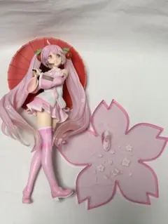 ジャンク　桜ミク 2nd season A賞　和傘Ver.　フィギュア