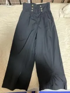 ブラック ハイウエストパンツ M