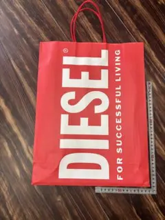 DIESEL ショップ袋 赤色