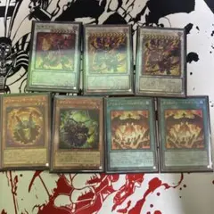 遊戯王　レッドデーモンズ　カードセット　デッキパーツ