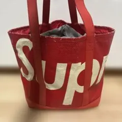 supreme Raffia Tote Redのサムネイル
