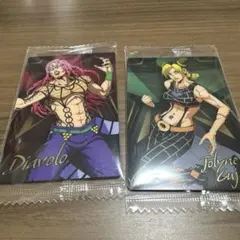 ジョジョの奇妙な冒険ウエハース　空条徐倫 ディアボロ