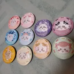 ちいかわ　刺繍　缶バッジ　ビスケット　１０個　セット