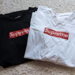 美品❣Supreme ロゴ Tシャツ 2枚セットSIZE　Sのサムネイル