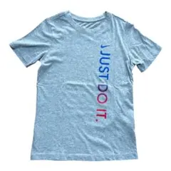 Nike Tシャツ レディース グレー JUST DO IT 半袖 シミあり