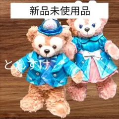 【新発売】ダッフィー　シェリーメイ　ぬいぐるみバッジ　新品　25周年　ディズニー