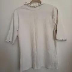 INGNI ホワイトTシャツ フリル付き