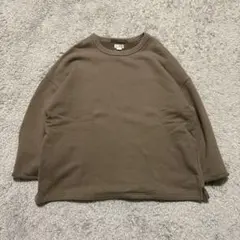 JS ホームステッド 7分袖 トレーナー 裏毛 アースカラー
