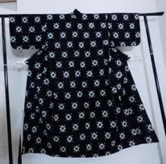 木綿・アンティーク山陰絣着物・手紡ぎ手織り藍染・桐に幾何学模様・大正期前後・厚地 2025年最新】山陰絣の人気アイテム - メルカリ