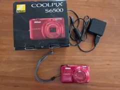 Nikon COOLPIX S6500 レッド デジタルカメラ 本体のサムネイル