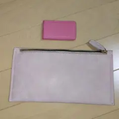 マネークリップと薄い長財布