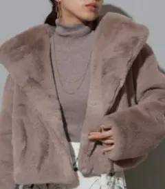 フェイクファー ファーコート