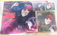 アイドリッシュセブン アイナナ 狗丸トウマ トウマ 衣装展 缶バッジ ミニ色紙