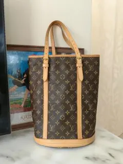 ルイヴィトン モノグラム トートバッグ　バケツ