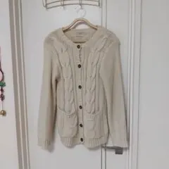 タイムセール♪Samansa Mos2 アイボリー カーディガン⭐️