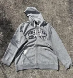 【古着】90s ラルフローレン ポロジーンズ フルジップ スウェット パーカー