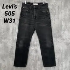 F-386 90s00sLevi'sリーバイス505W31ブラックデニムカナダ製