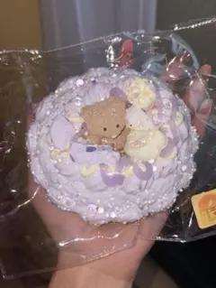 デコレーション スクイーズ くま ケーキ 橘子家
