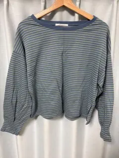 RETRO GALLERY ストライプ 長袖カットソー F
