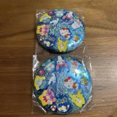 サンリオ　オールスター　キラキラピック缶バッジ2個セット