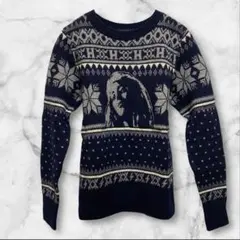 HYSTERIC GLAMOUR ニット ネイビー ノルディック ジャガード