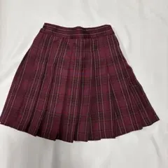 Lovetoxic チェック柄プリーツスカート S 140
