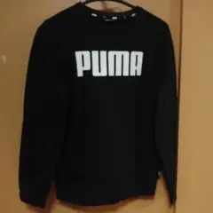 PUMA ブラック トレーナー Lサイズ