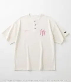 メジャーリーグベースボール ワッフルヘンリーネック 半袖Tシャツのサムネイル
