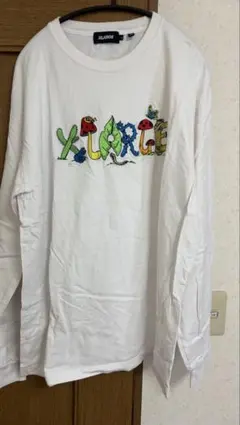 XLARGE 長袖Tシャツ ホワイト Lサイズのサムネイル